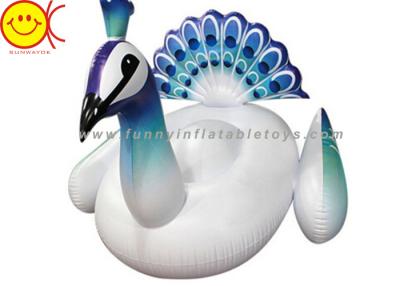 China Peacock Shaped Inflatable Water Floats Giant Ride On Inflatable Pool Lake Beach Float for sale