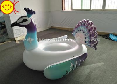 China Inflatable Peacock Swimming Pool Floats Ride On Party Tube Giant Raft Lounge Toy for sale