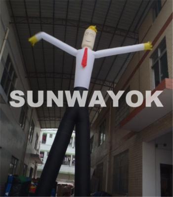 China UV-Resistance Wear Resisting Gentleman Inflatable Air Dancer For Outdoor Advertising for sale