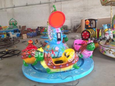 China Electronic Amusement Equipment Merry Go Around Machine For Children , EN14960 for sale