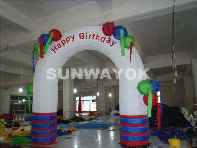 China Rent Colourful Inflatable ArchWay Give Out Light For Holiday / Party for sale