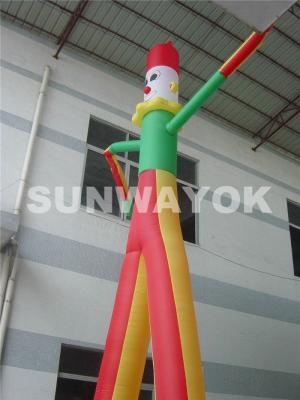 China OEM Commercial Inflatable Air Dancer Printing Company Name With Triple Stitching for sale