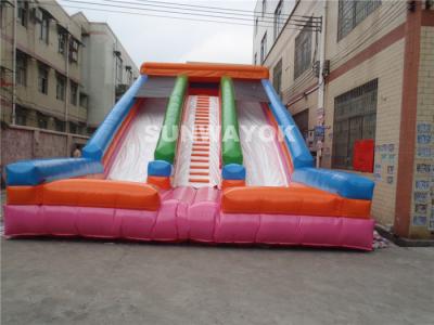 China Outdoor Commercial Inflatable Slide For Adults18Oz PVC Tarpaulin for sale