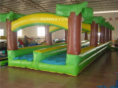 China Digital Print PVC Large Inflatable Water Park Forest Summer Theme Amusement Toys for sale