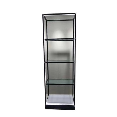 China Sustainable Single Sided Luminous Creative Floor-standing Clothing Store Display Rack Clothing Store Display Rack for sale