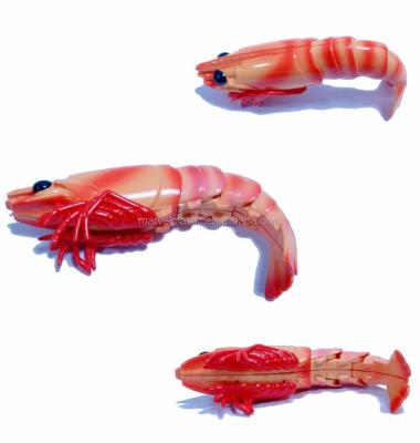 China Europe Ocean Shrimp Miniature Plastic Figure Toy for sale