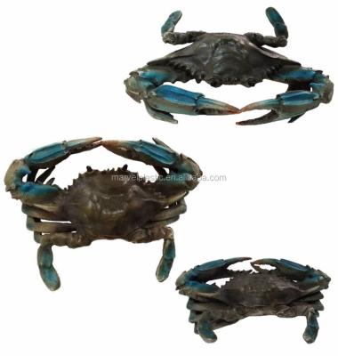 China Europe Ocean Creature Miniature Crab Realistic Craft Toy for sale