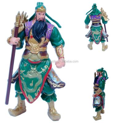 China China Plastic Chinese Warrior Statue Model for sale