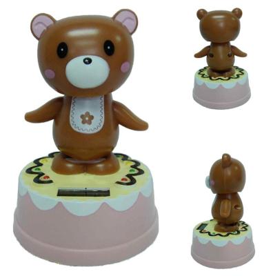 China Eco-Friendly ABS Toy Flip Flap Figure Solar Cartoon Dancing Animal Miniature for sale