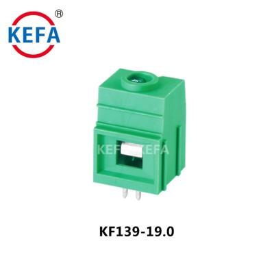 China PA66 Pitch Type KEFA KF139-19.0 19mm Block Terminal Block Screw PCB Connector For Wire Screw Terminal Block for sale