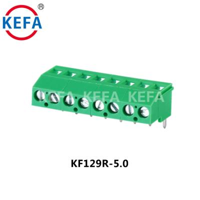 China Wire Connecting KEFA KF129R-5.0 300V 20A 5.0mm Connector Screw Terminal Block Pitch Terminal Block PCB for sale