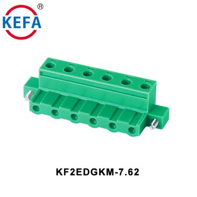 China PA66plastic KF2EDGKM-7.62 7.62mm Pitch Terminal Block Connector Plug-in Plug-in-Terminal-Block for sale