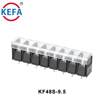 China Wire Connecting KF48S-9.5 9.5mm Low Price Barrier Terminal Block Terminal Block Barrier Style for sale