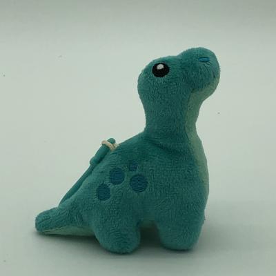 China Super Soft Custom Stuffed Green Dinosaur Toy Small Plush Key Chain Promotion Kids Toys for sale