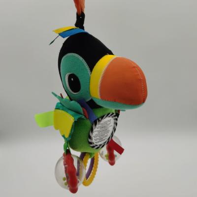 China Sustainable Custom Stuffed Plush Parrot Soft Toys OEM Kids Toy for sale