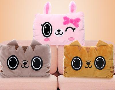 China Factory Cartoon Super Soft Custom Creative Cat Hand Warmer Pillow for sale