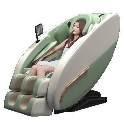 China Graphene Heating OEM Foot Spa 3D Music SL Full Body Massage Chair 0 Gravity Electronic Heating Chair Massage for sale