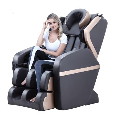 China High Quality Black Leather Electric Massage Sofa Chair Airbag Remedial Graphene Heating Massage Chairs for sale