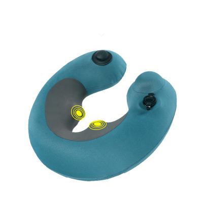 China Factory Price Shiatsu Neck Neck Massager Electric Multifunctional Elastic Pillow Loop Inflatable Neck Massager for sale