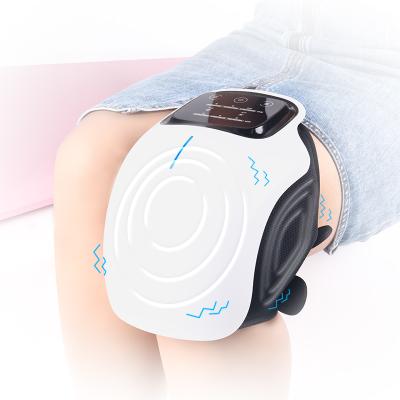 China Leg Support Knee Pain Relief Electric Vibrating Knee Massager, Timing Control Heated Smart Knee Massager for sale