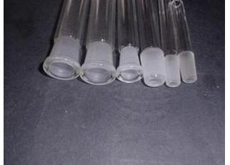 China high quality standard quartz glass  female joint  and male  joint for sale