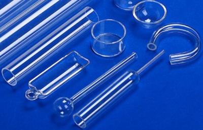 China Transparent quartz tube machined one side polished or grinding  high temperature and acid resistance for sale