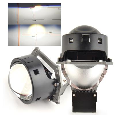 China New Design Bi Led Projector Lens 3.0 Inch 3 Inch Double Beads PL3J 56w LED Head Light Projector Lens for sale