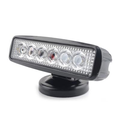 China 18W off road led light bar led work flood car IP67 DC 12V led light bars off road lights PL18B1 for sale