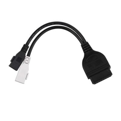 China Multi-Car Brands VAG Adapter for AUDI 2X2 OBD1 OBD2 Car Diagnostic Cable 2P+2P Adapts Audi 2X2Pin to OBD2 VW Skoda 16 Pin Female Connector for sale