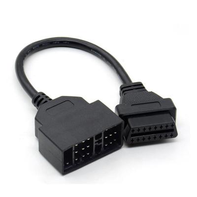 China Connector Every Kinds Car OBD T0Y0TA 22Pin to 16Pin OBD1 to OBD2 for sale