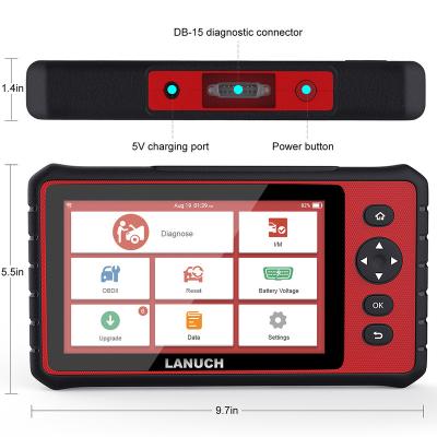 China Connector Every Kinds Car OBD 2022 LAU NCH CRP909E OBD2 Scanner Full System Automotive Scanner Scan Tool for sale