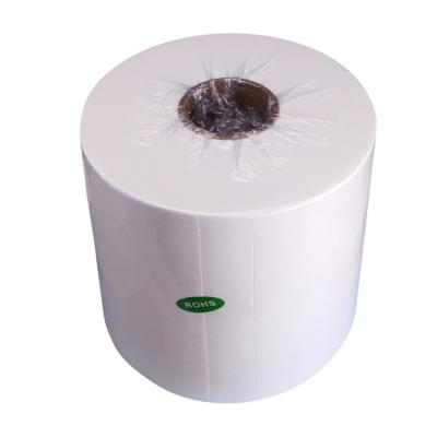 China Sustainable Free Samples Nonwoven Paper 65gsm 55%Cellulose+45%Polyester Workshop Industrial Cleaning Industrial Paper Roll for sale