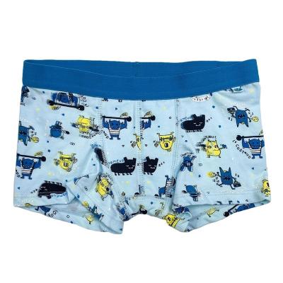 China Kids Boys Boxer Cotton Cartoon Sublimation Breathable Custom Short Organic Underwear Printing Briefs Small Short for sale