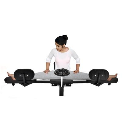 China Commercial Customized Black Steel+PU Gym 98*38*42cm Leg Stretcher Split Machine for sale