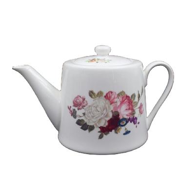 China Cheap Viable Design Nice Price Bone China Teapot Kettle for sale