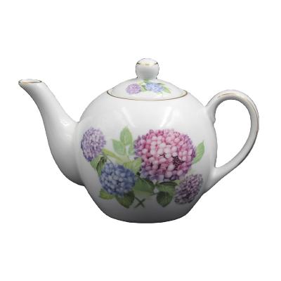 China viable 600cc 700cc 800cc 1000cc 1200cc 1500cc round shape ball china tea coffee pot for sale