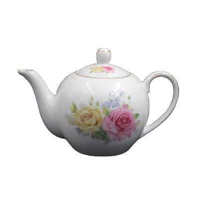 China 600cc 700cc 800cc 1000cc 1200cc 1500cc Ball Shape Porcelain Sustainable Teapot for sale