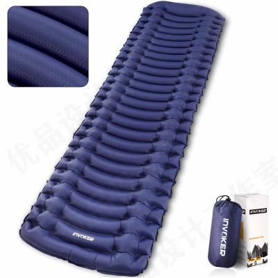 China Waterproof Light Duty Inflatable Sleep Pad Inflating Camping Mattress Backpacking Self Inflating Sleep Pad for sale