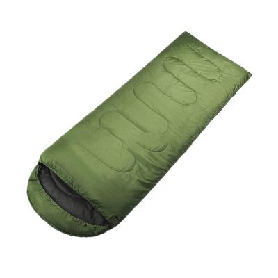 China Outdoor Army Winter Type Green Cotton Or Waterproof Envelope Custom Quilt Envelope Camping Sleeping Bag for sale