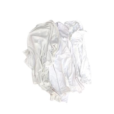 China Strong Oil Water Absorption Capacity 25 Kg Packing Reusing White Knitted Sheets To Wipe Cloth With Old Cloth for sale