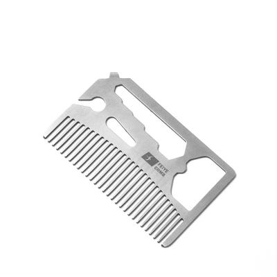 China Wholesale High Quality Handheld and Durable Men Carry Pocket Card Comb Fashion Shaping Tools Beard Comb for sale