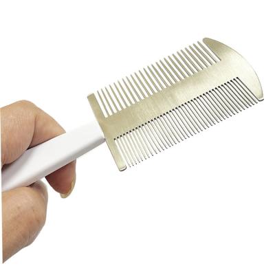 China Custom Made Plastic Comb Handle Tooth Metal Wig Anti-Static Durable Hair Comb Fast and Durable Hairdressing Comb for sale