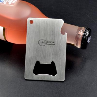 China Factory Customized Cheap Stainless Steel Bar Restaurant Wine Bottle Opener Metal Beer Bottle Opener for sale