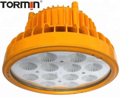 China Aluminum Alloy IP66 ATEX and IECEX Certified 60w LED Explosion Proof Deck Light with Yellow Color for sale