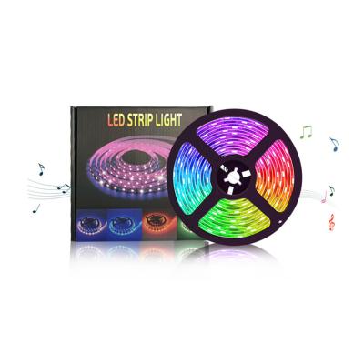 China LANDSCAPE Top Selling 10m 15m 20m Bluetooth APP Control RGB Waterproof Bedroom Led Strip Kit For Shelf Lighting for sale