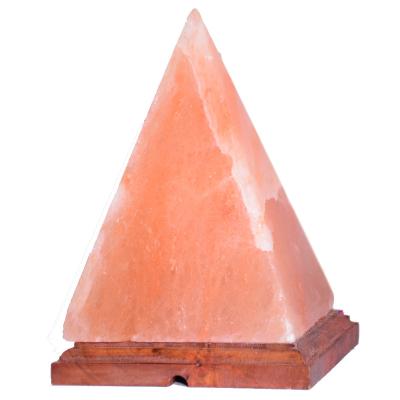 China Modern RTS Himalayan Natural Pyramid Shape 3.3kg Crystal Salt Lamp Table Lighting and Modern Circuit Design AC 110-230V for sale