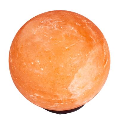 China Modern RTS Ball Shaped Himalayan Natural Switch 4.5kg Globe Rock Salt Lamp for sale