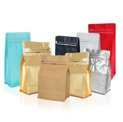 China Custom Printed Coffee Bags Moisture Proof Coffee Packaging Bags Coffee Bags With Valve for sale