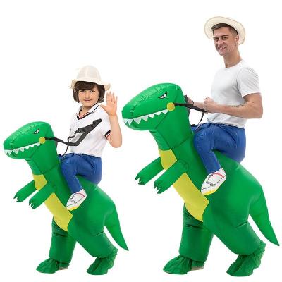 China Polyester Stegosaurus Dinosaur Inflatable Costumes Blow Up Costume for Halloween Easter Christmas for sale