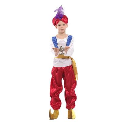 China Polyester Party Supplies Boys Arabian Prince Street Rat Costume for Kids Includes Hat Shirt Belt Pants Boots for sale